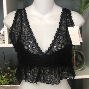 Jessica Simpson Intimates Black Lace Bralette